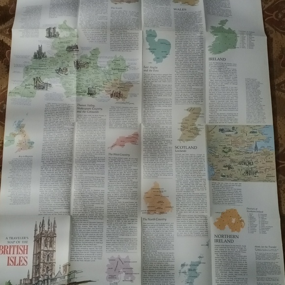 National Geographic Traveler's Map Notebook - British Isles - Picture 3 of 5